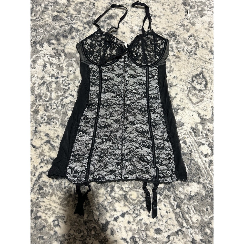 Black‎ Lace Victorias Secret Lingerie Size 36C